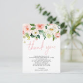 Carte de remerciements Fête des mariées (Debout devant)