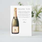 Carte de remerciements Fête des mariées Brunch & B (Debout devant)