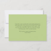 Carte De Remerciements Fête des mariées florale mexicaine (Dos)