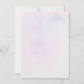 Carte De Remerciements Fête des mariées papillon (Dos)