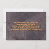 Carte De Remerciements Fête d'Halloween adorable (Dos)