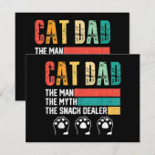 Carte De Remerciements Fête du Père (Devant / Derrière)