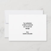 Carte De Remerciements Fête Luau (Dos)