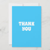 Carte De Remerciements Fête Piscine (Dos)