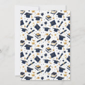 Carte De Remerciements Fête simple moderne de graduation (Dos)