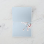 Carte De Remerciements Feuilles tropicales élégantes modernes (Intérieur)