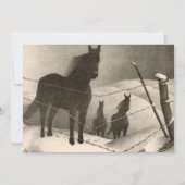 Carte De Remerciements Février par Grant Wood (Devant)