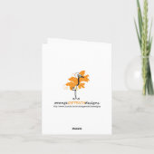 Carte De Remerciements Fiche de notes de fruits - Fraises (Dos)