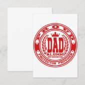 Carte De Remerciements Fier papa (Devant / Derrière)