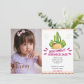 Carte De Remerciements Fiesta Muchas Gracias Anniversaire mexicain (Debout devant)