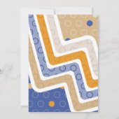 Carte De Remerciements Figures géométriques 6 (Dos)