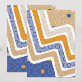 Carte De Remerciements Figures géométriques 6 (Devant / Derrière)