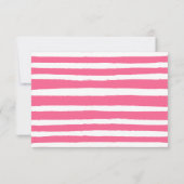 Carte De Remerciements Fille anniversaire BABE Rose Fête au bord de la pi (Dos)