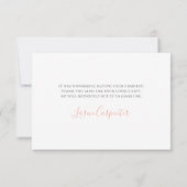 Carte de remerciements fille Baby shower Citrus (Dos)