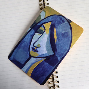 Carte De Remerciements Fille bleue