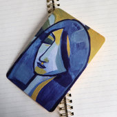 Carte De Remerciements Fille bleue