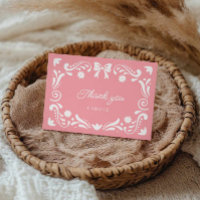 Fille Cielito Lindo Rose Fête Prénatale