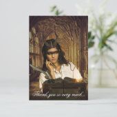 Carte De Remerciements fille démon (Debout devant)