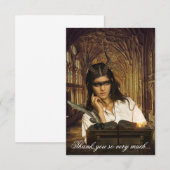 Carte De Remerciements fille démon (Devant / Derrière)