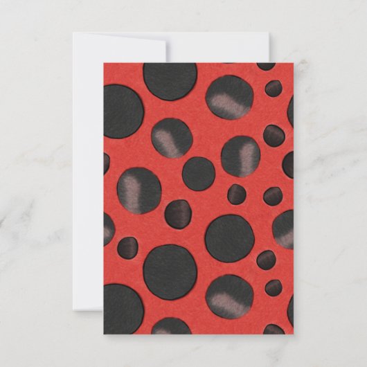 Carte De Remerciements Fille Ladybug 1ère fête d'anniversaire (Dos)