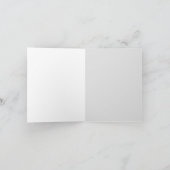 Carte De Remerciements Fille rousse au joli bassin à nage personnalisé po (Intérieur)