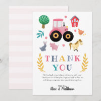 Filles Animaux de ferme Baby shower de tracteur ro