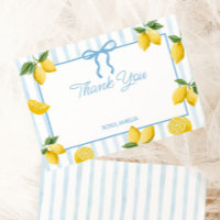 Filles Whimsical Blue Bow Lemon Amalfi Anniversair