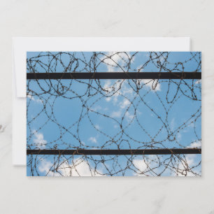 Carte De Remerciements Fils Barbelés À Amna Suraka