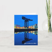 Carte De Remerciements Finnieston Crane, Glasgow Greeting Card (Devant)