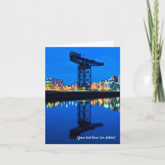 Carte De Remerciements Finnieston Crane, Glasgow Greeting Card (Devant)