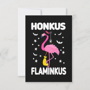 Carte De Remerciements Flamingoo Honkus Flaminkus Halloween Flamingoo