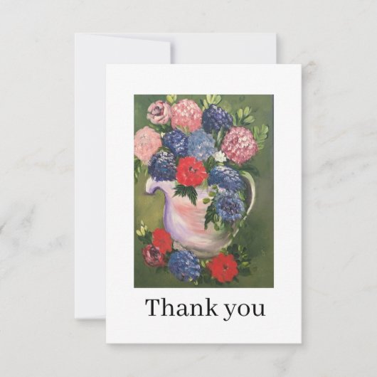 Carte De Remerciements Flat Thank You Card (Devant)