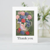 Carte De Remerciements Flat Thank You Card (Debout devant)