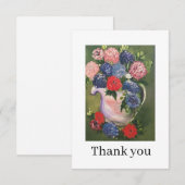 Carte De Remerciements Flat Thank You Card (Devant / Derrière)