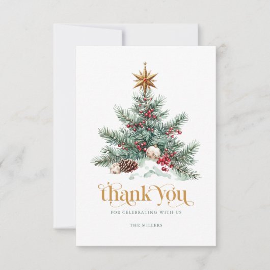Carte De Remerciements Flat Thank You Card (Devant)