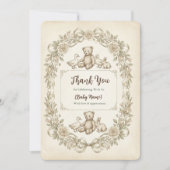 Carte De Remerciements Flat Thank You Card (Devant)