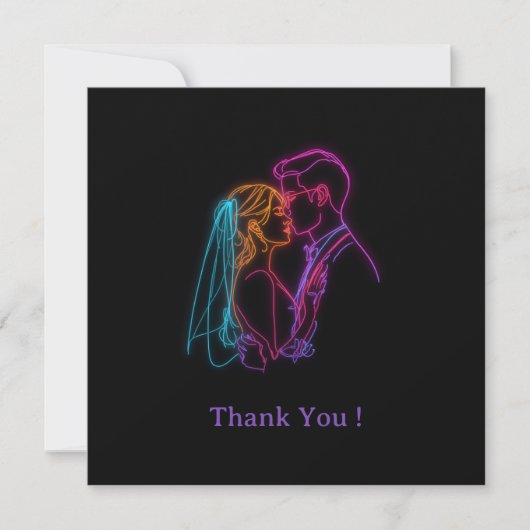 Carte De Remerciements Flat Thank You Card (Devant)