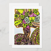 Carte De Remerciements Flat Thank You Card (Devant / Derrière)