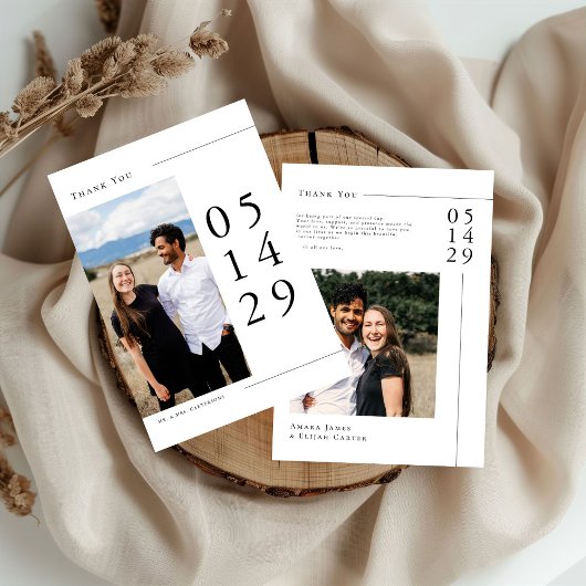 Carte De Remerciements Flat Thank You Card