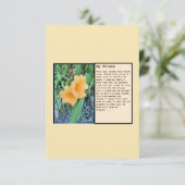 Carte De Remerciements Flat Thank You Card (Debout devant)