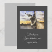 Carte De Remerciements Flat Thank You Card (Devant / Derrière)