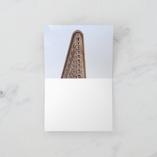 Carte De Remerciements Flatiron building  (Intérieur)
