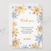 Carte De Remerciements Flèches dorées (Devant)