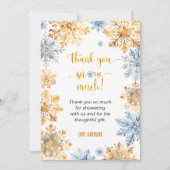 Carte De Remerciements Flèches dorées (Devant)