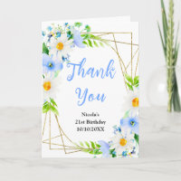 Fleur d'anniversaire Marguerites et Myosotis