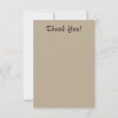 Carte De Remerciements Fleur de bouleau doux (Dos)