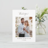 Carte De Remerciements Fleur de magnolia 3D en ivoire (Debout devant)