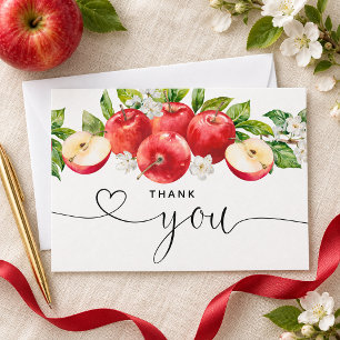 Carte De Remerciements Fleur de mon œil aquarelle Baby Shower