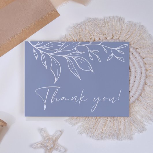 Carte De Remerciements Fleur de périphérie