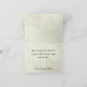 Carte De Remerciements Fleur di Lys Damask Lilac Thank You Notes (Intérieur)